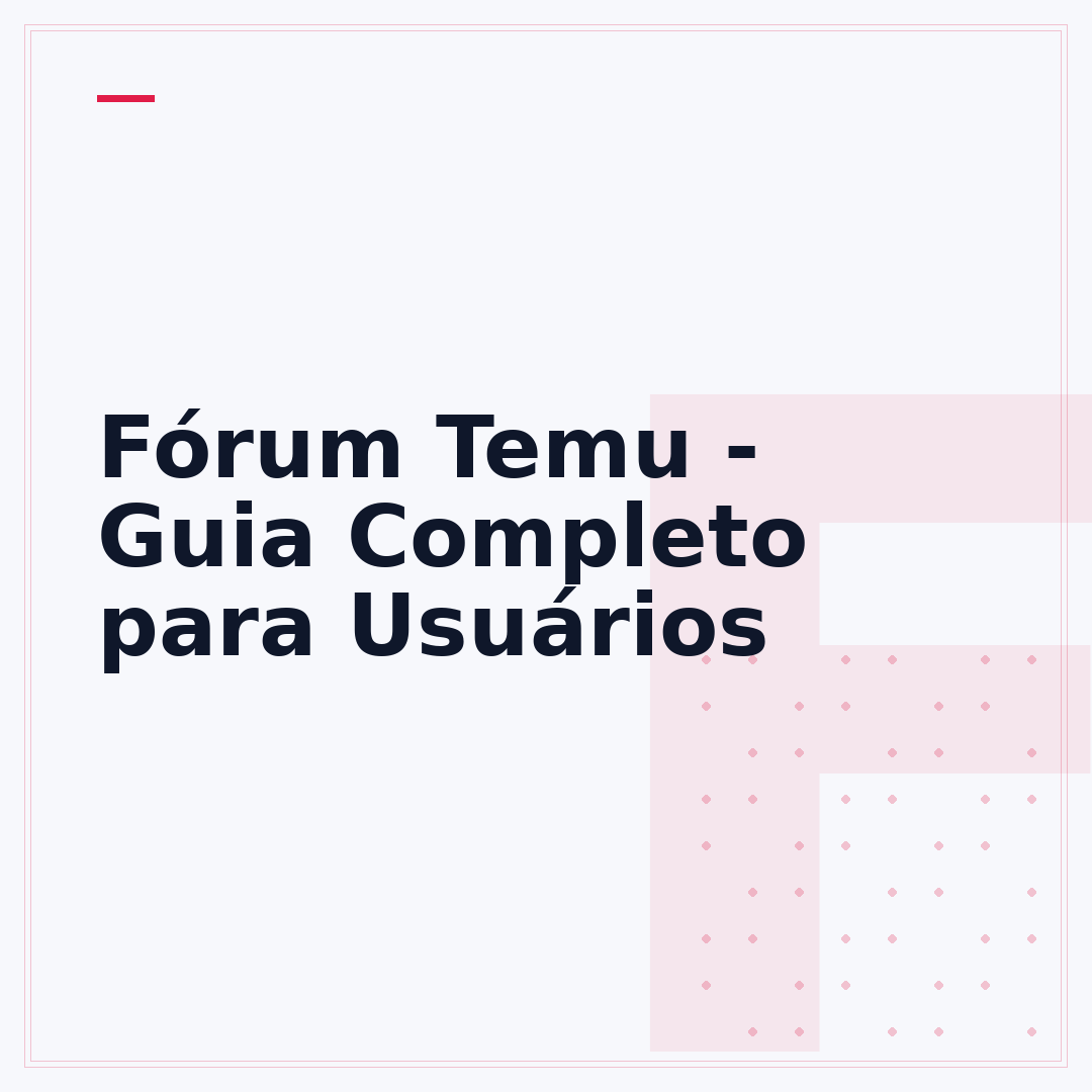 Fórum Temu - Guia Completo para Usuários