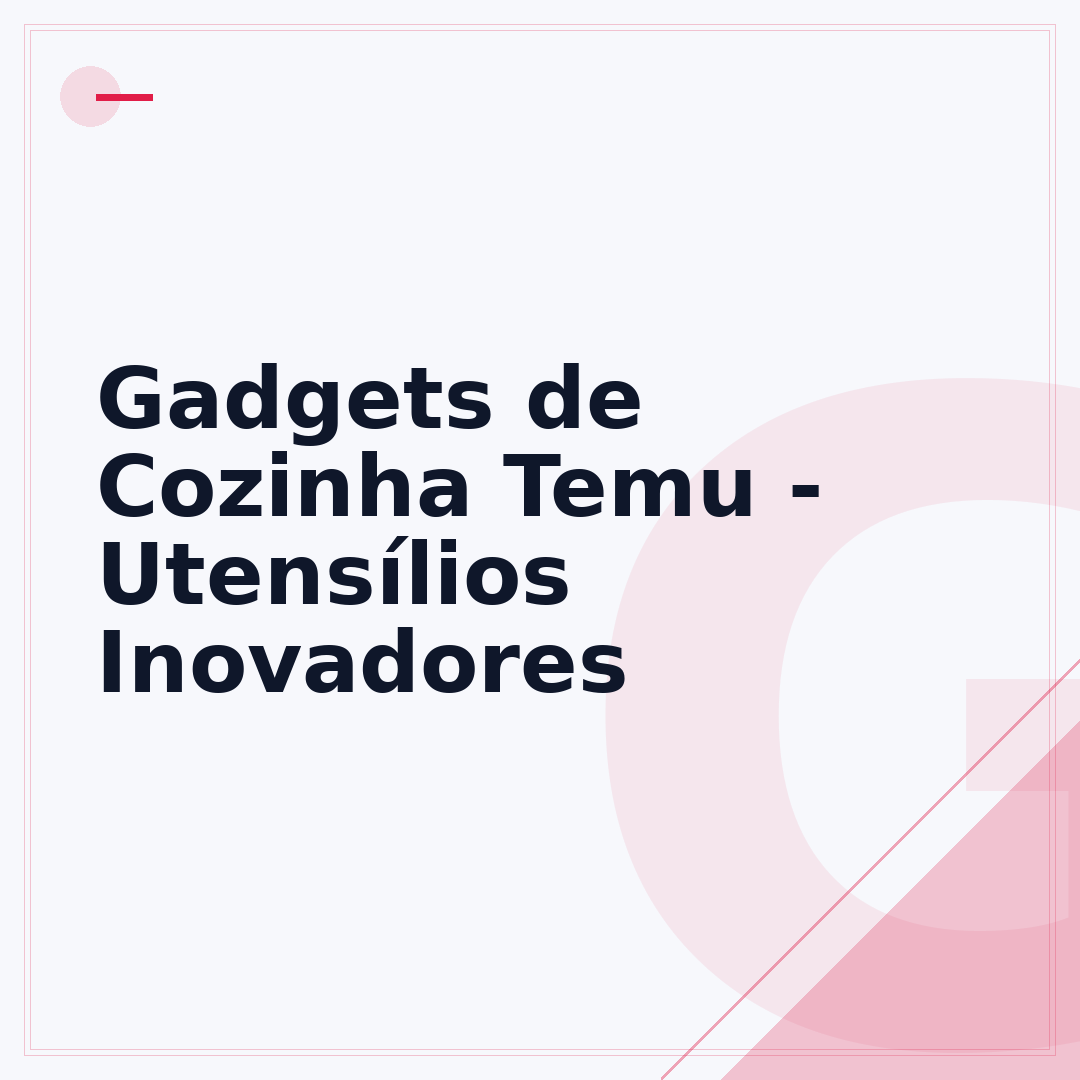 Gadgets de Cozinha Temu - Utensílios Inovadores