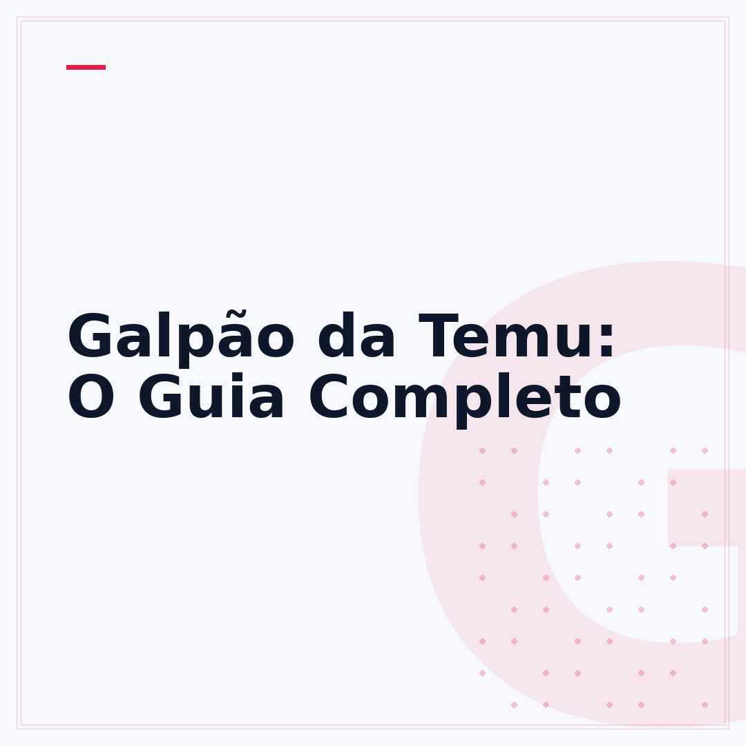 Galpão da Temu: O Guia Completo