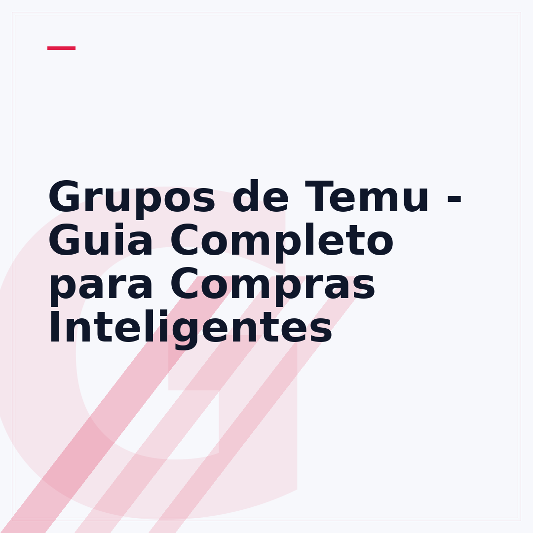 Grupos de Temu - Guia Completo para Compras Inteligentes