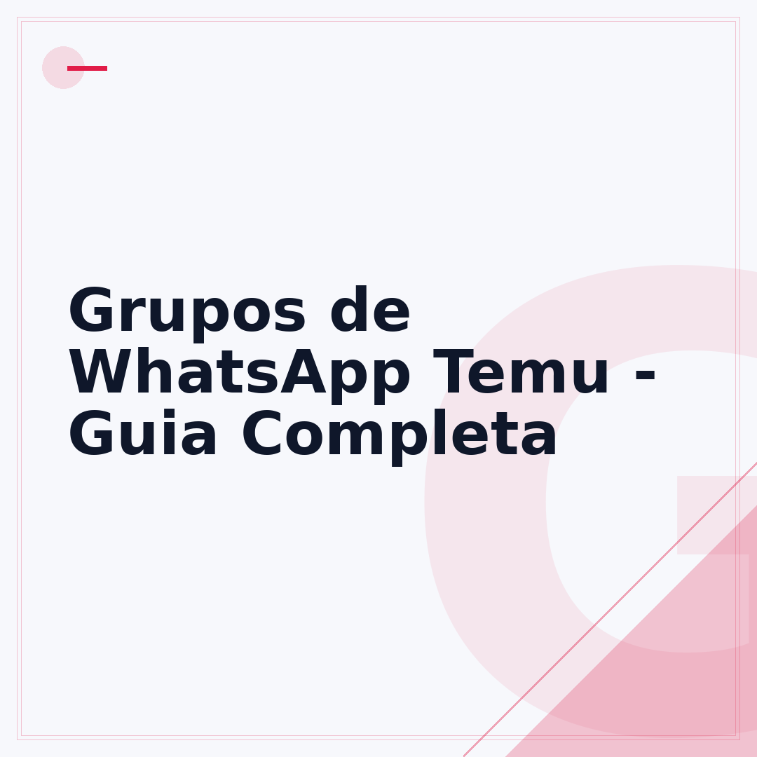 Grupos de WhatsApp Temu - Guia Completa