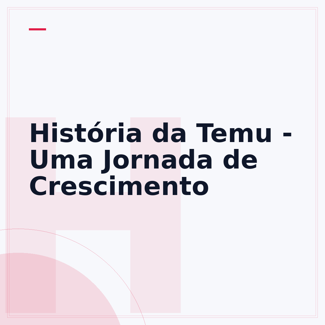 História da Temu - Uma Jornada de Crescimento