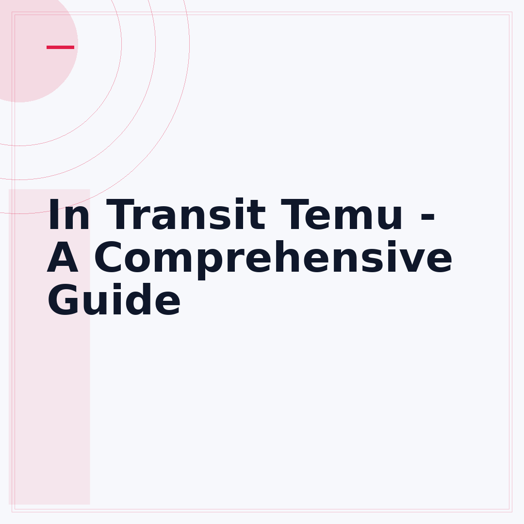 In Transit Temu - A Comprehensive Guide