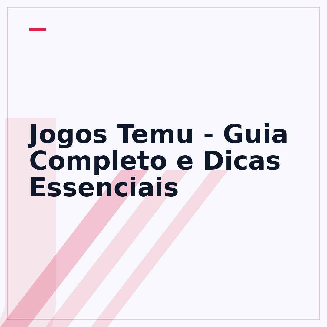 Jogos Temu - Guia Completo e Dicas Essenciais