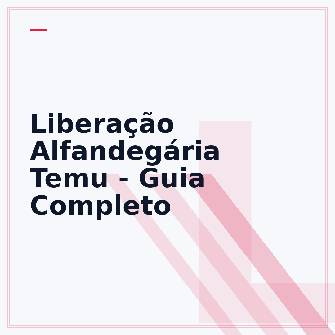 Liberação Alfandegária Temu - Guia Completo