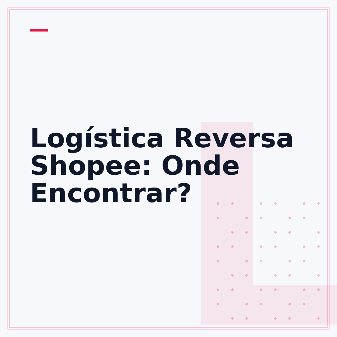 Logística Reversa Shopee: Onde Encontrar?
