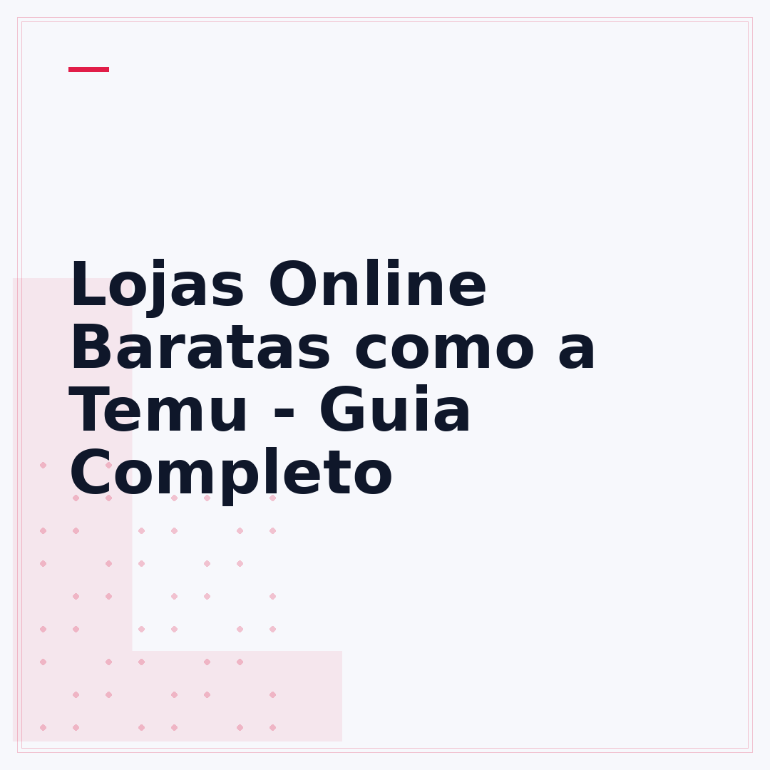 Lojas Online Baratas como a Temu - Guia Completo