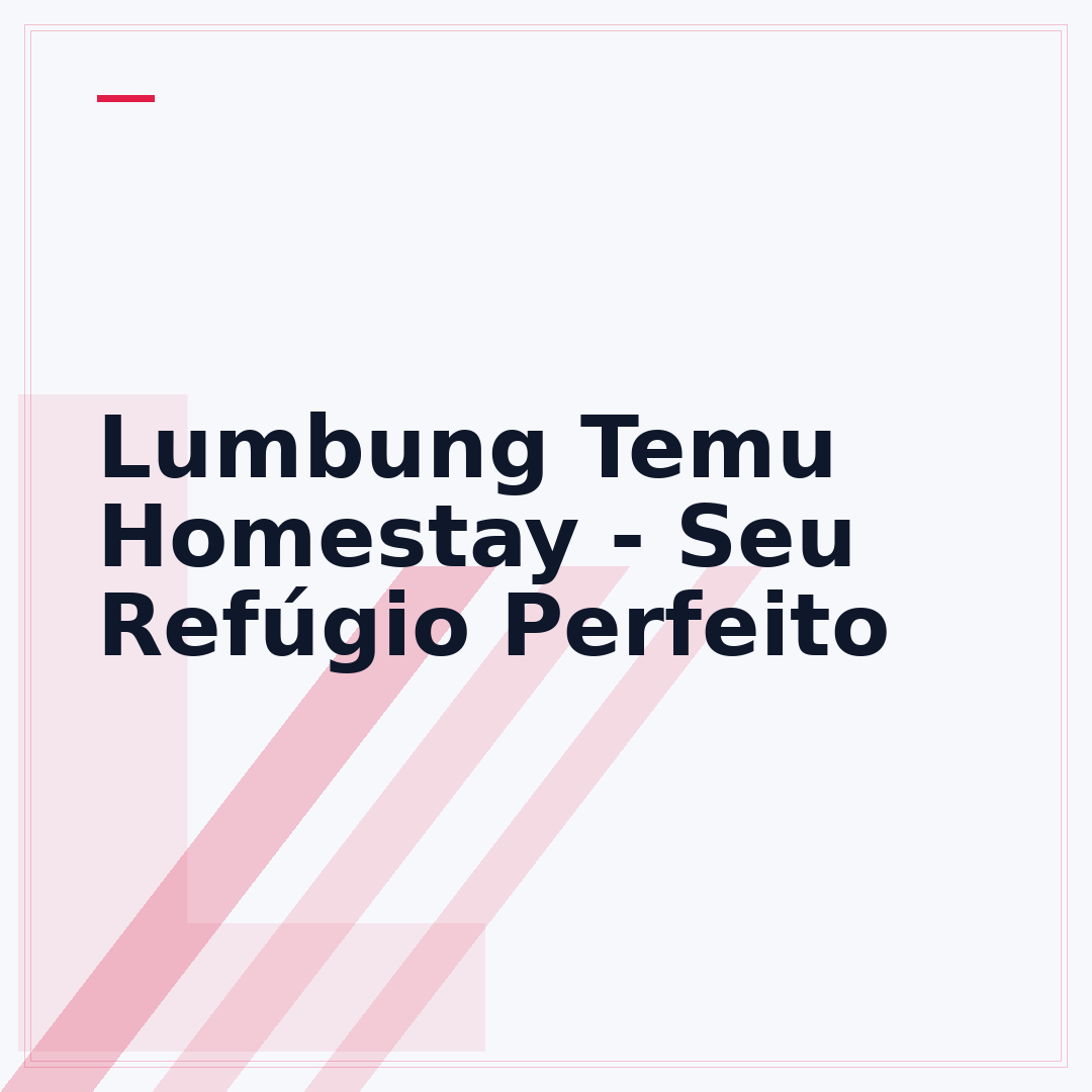 Lumbung Temu Homestay - Seu Refúgio Perfeito