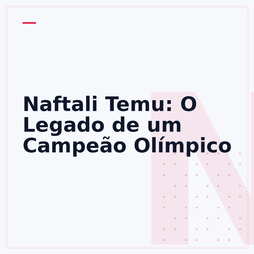 Naftali Temu: O Legado de um Campeão Olímpico