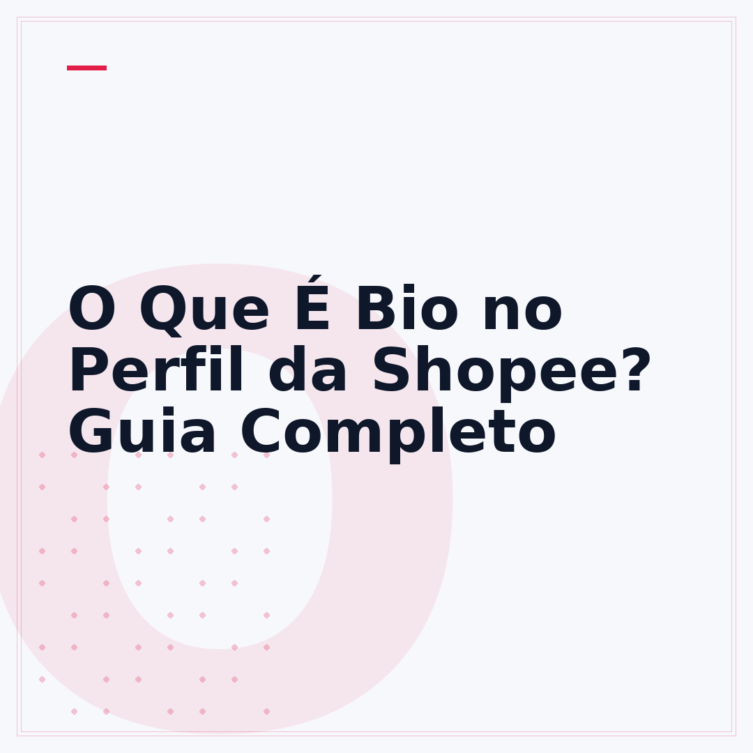 O Que É Bio no Perfil da Shopee? Guia Completo