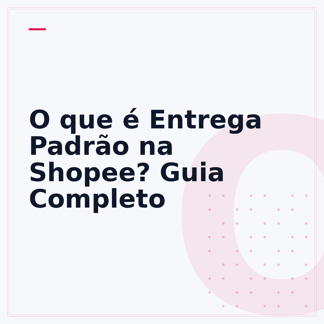 O que é Entrega Padrão na Shopee? Guia Completo