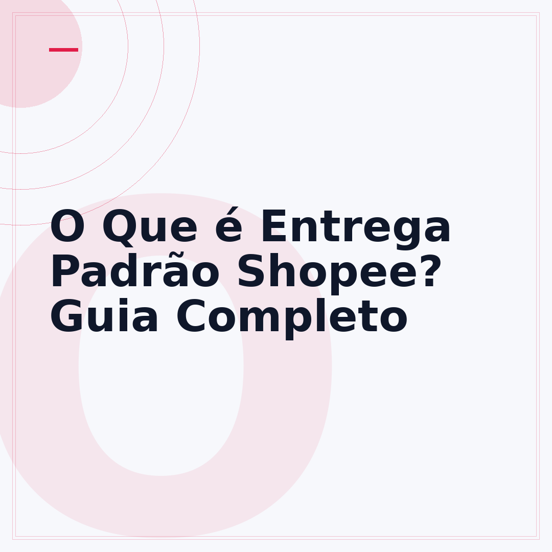 O Que é Entrega Padrão Shopee? Guia Completo