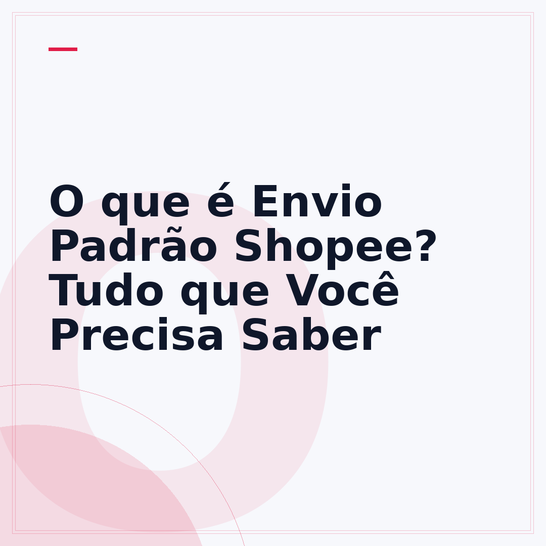 O que é Envio Padrão Shopee? Tudo que Você Precisa Saber