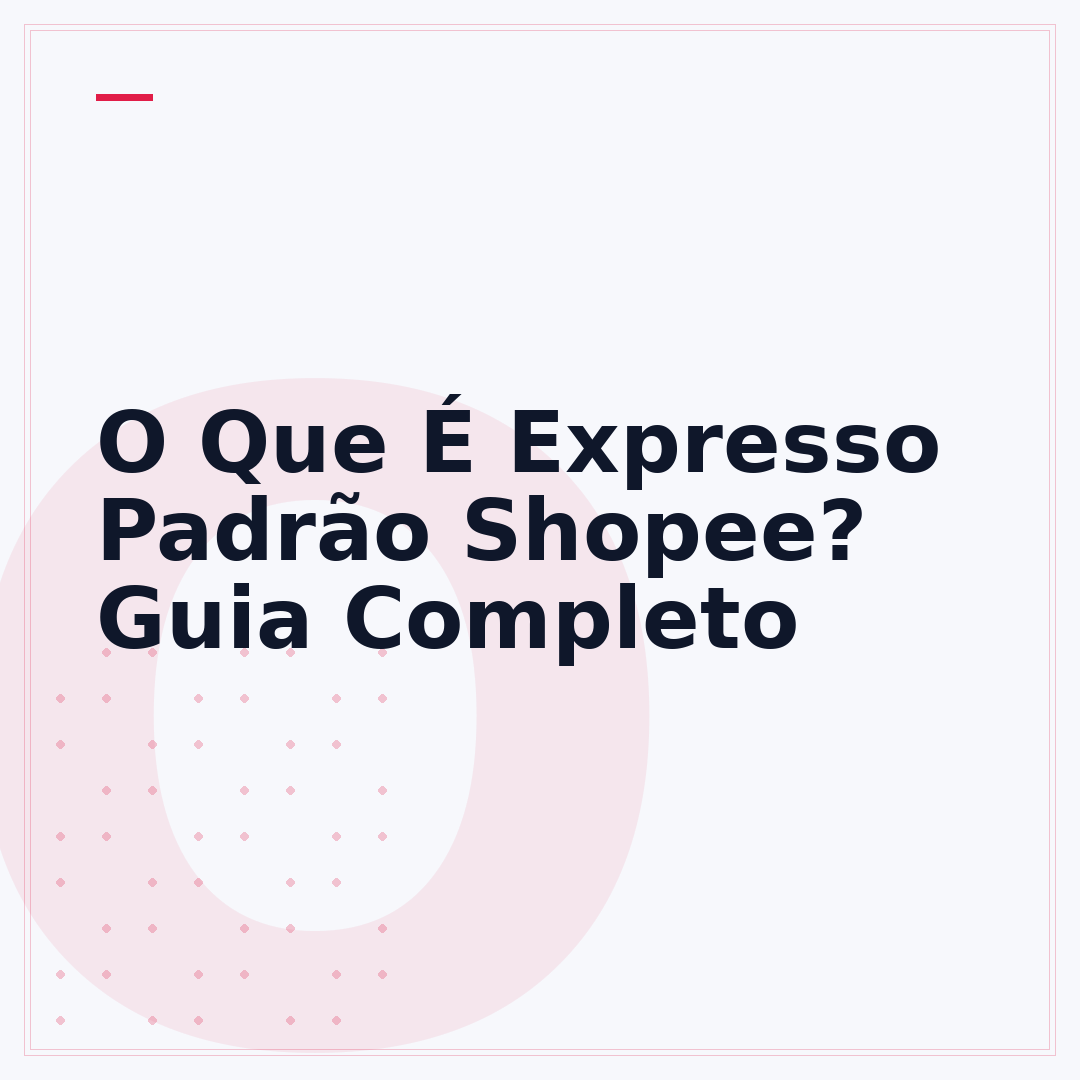 O Que É Expresso Padrão Shopee? Guia Completo