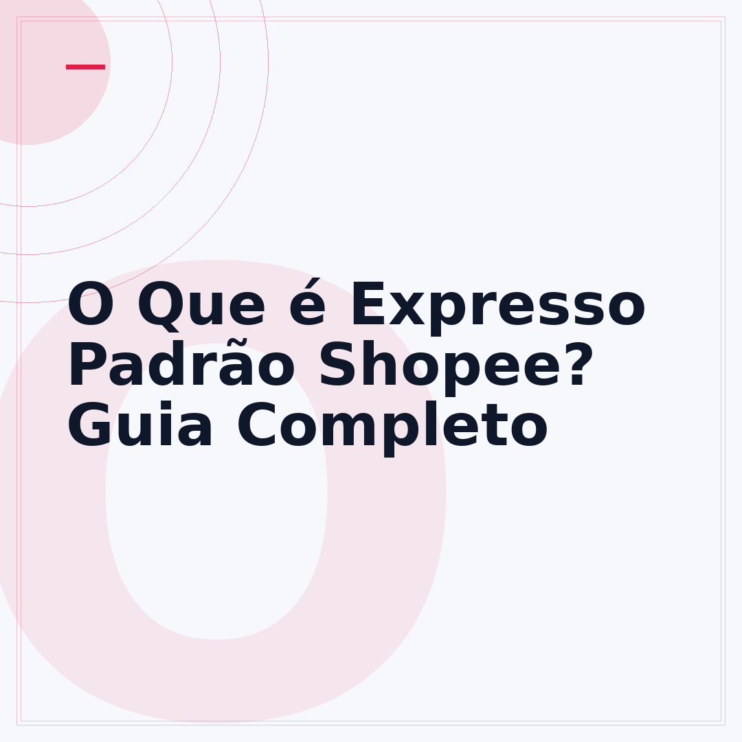 O Que é Expresso Padrão Shopee? Guia Completo