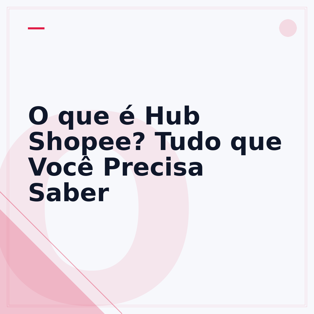 O que é Hub Shopee? Tudo que Você Precisa Saber