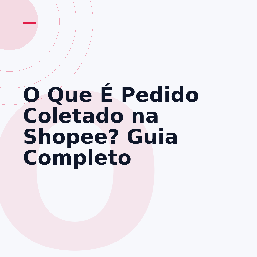 O Que É Pedido Coletado na Shopee? Guia Completo