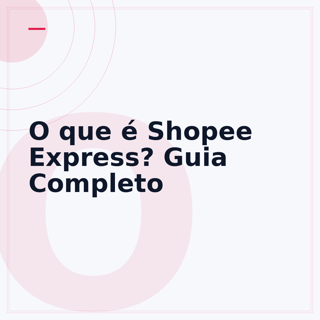 O que é Shopee Express? Guia Completo