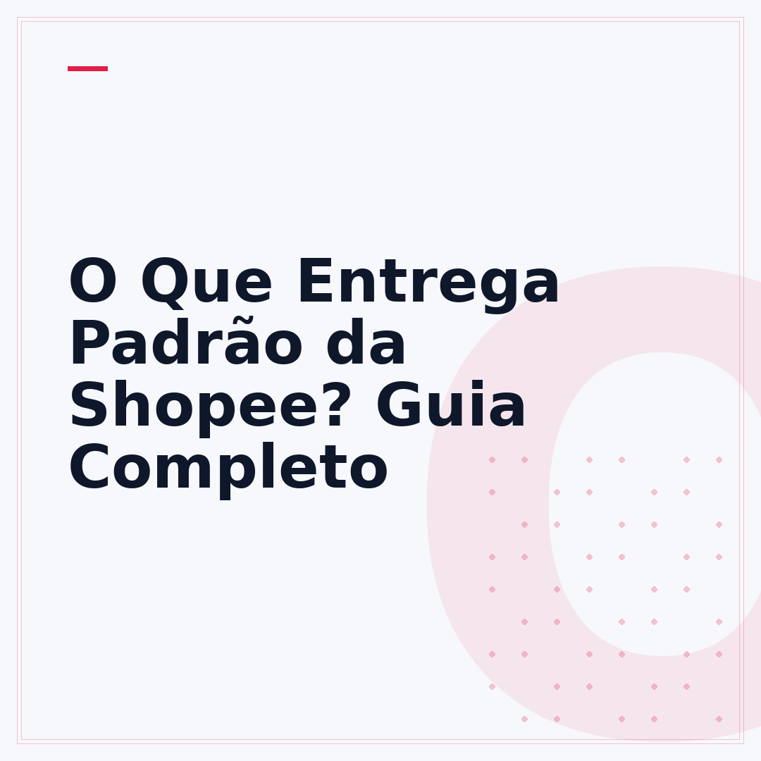 O Que Entrega Padrão da Shopee? Guia Completo