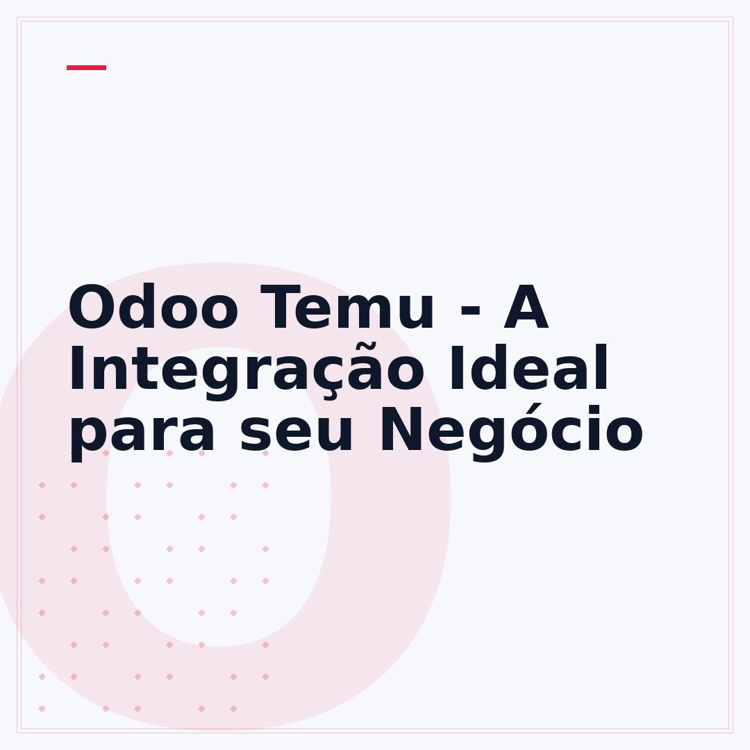 Odoo Temu - A Integração Ideal para seu Negócio