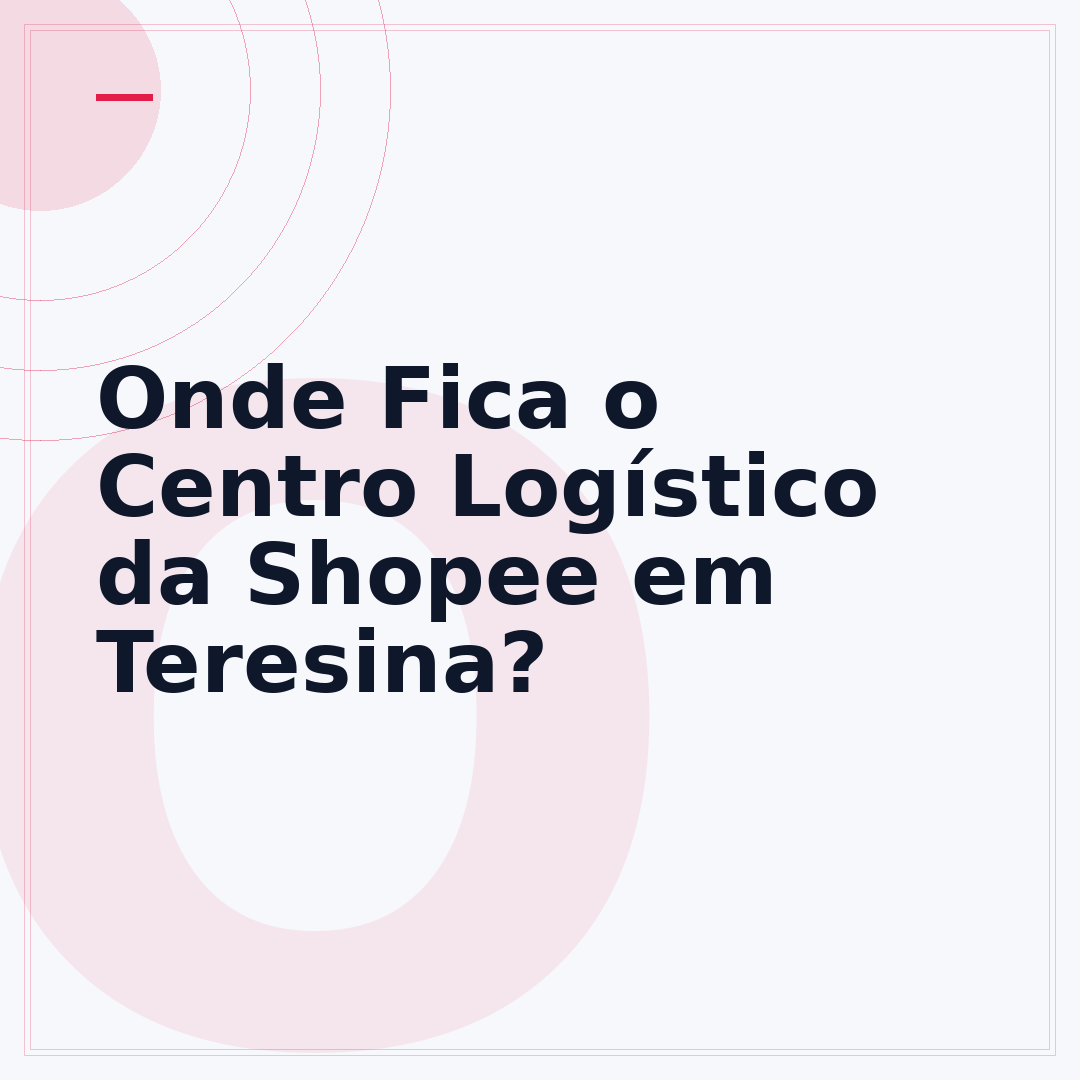 Onde Fica o Centro Logístico da Shopee em Teresina?
