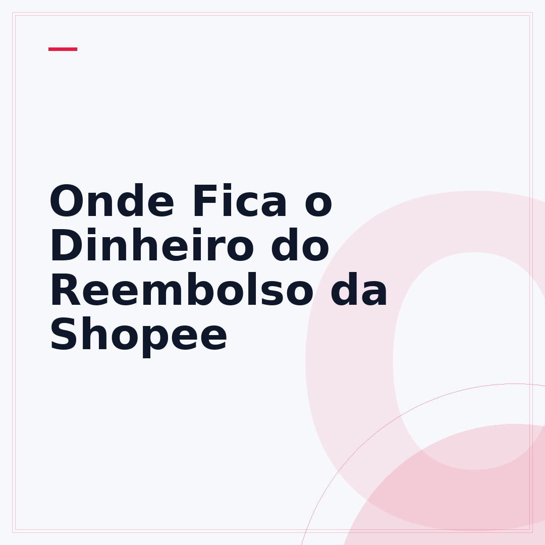 Onde Fica o Dinheiro do Reembolso da Shopee