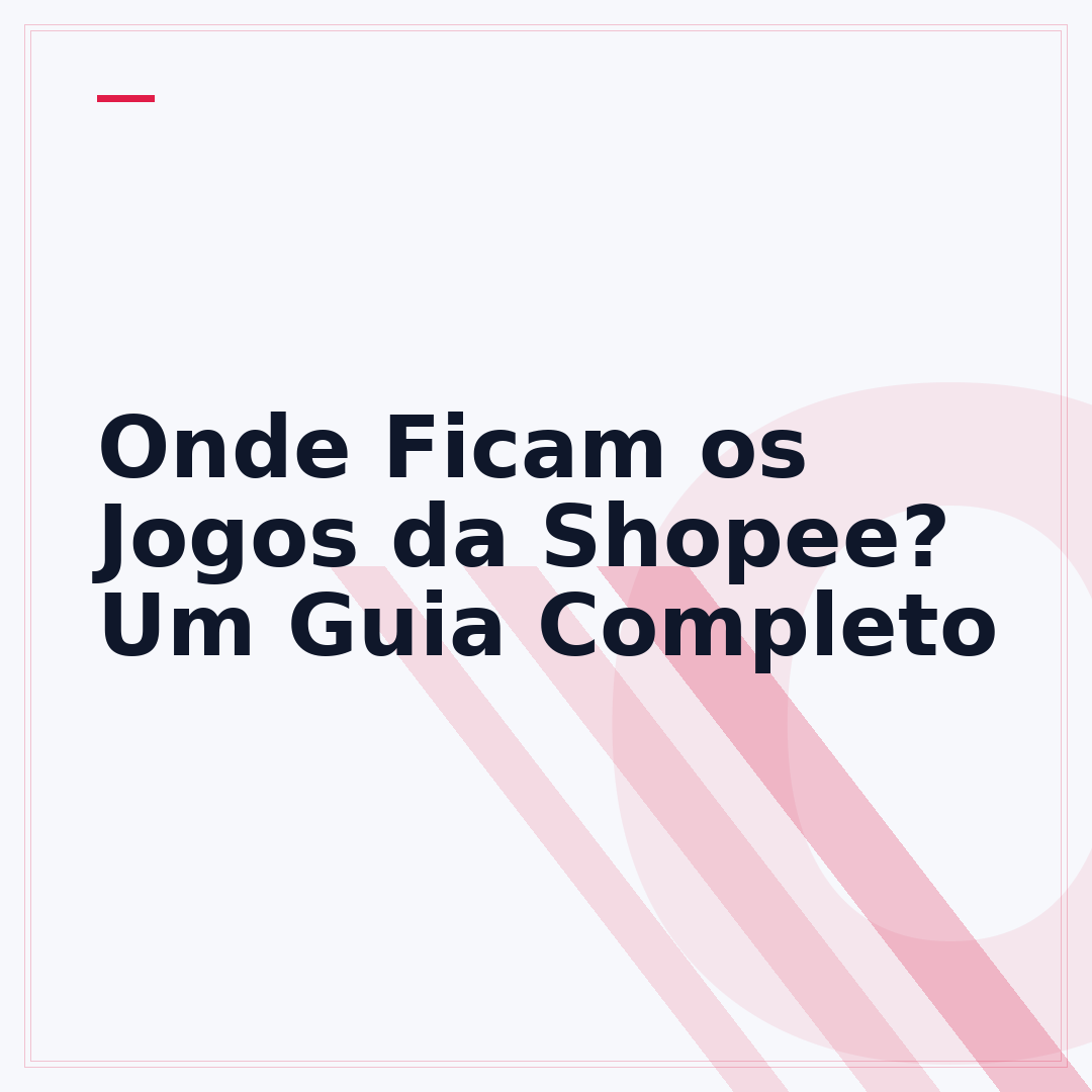 Onde Ficam os Jogos da Shopee? Um Guia Completo