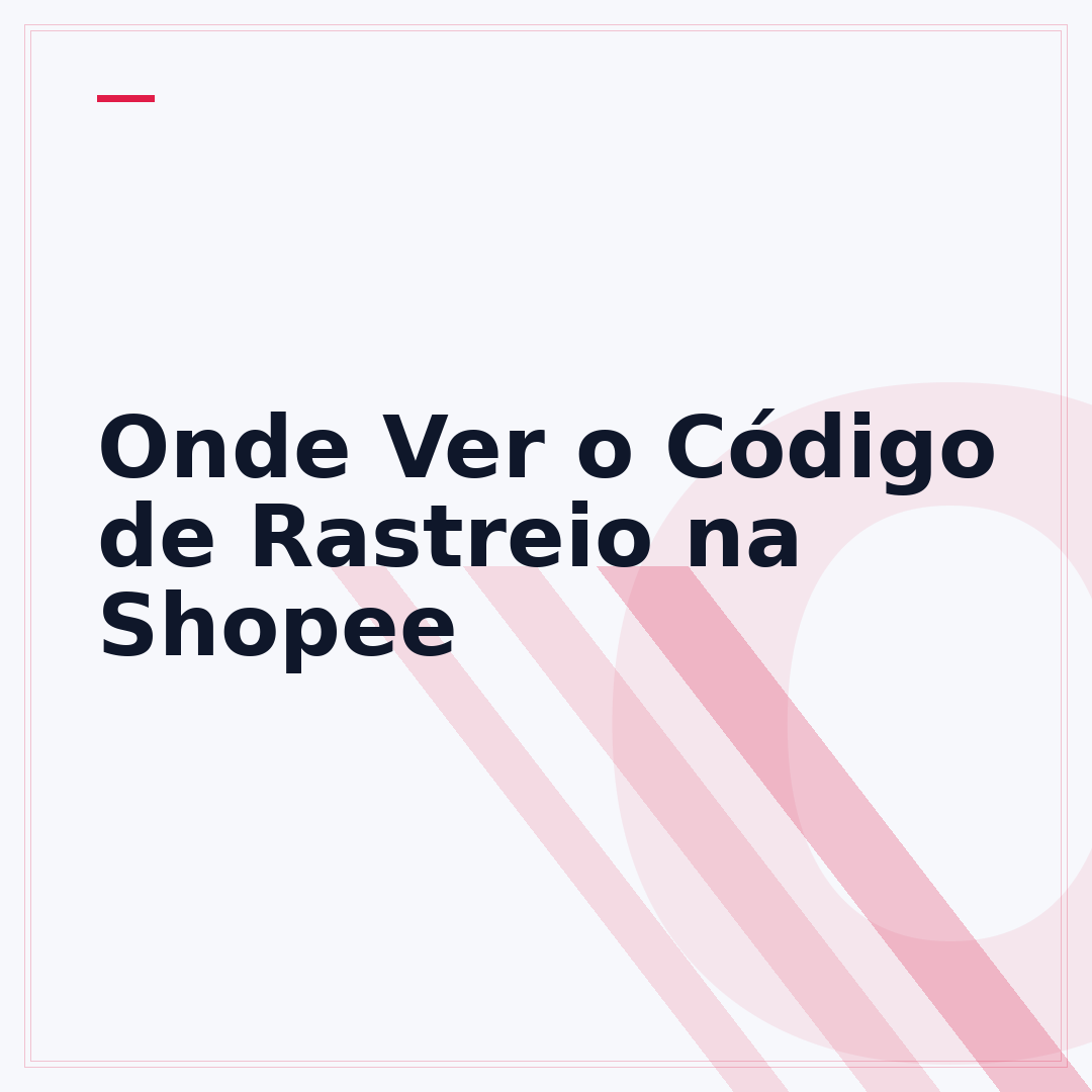 Onde Ver o Código de Rastreio na Shopee
