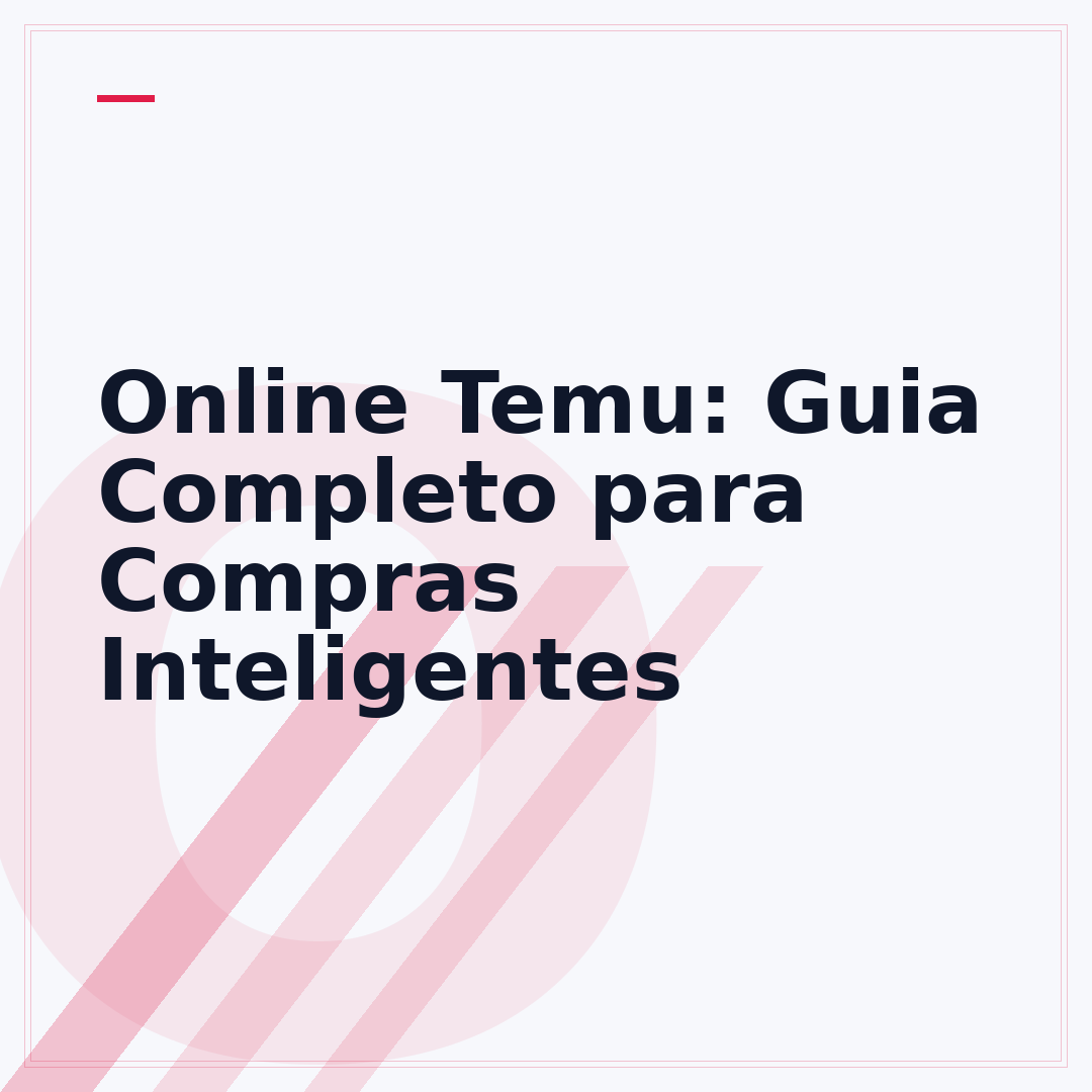 Online Temu: Guia Completo para Compras Inteligentes