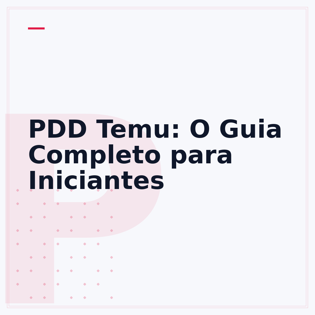 PDD Temu: O Guia Completo para Iniciantes