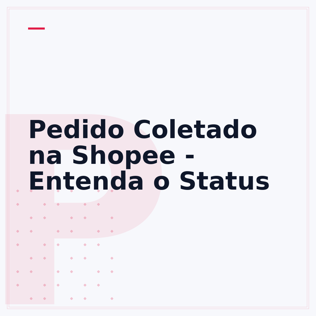 Pedido Coletado na Shopee - Entenda o Status