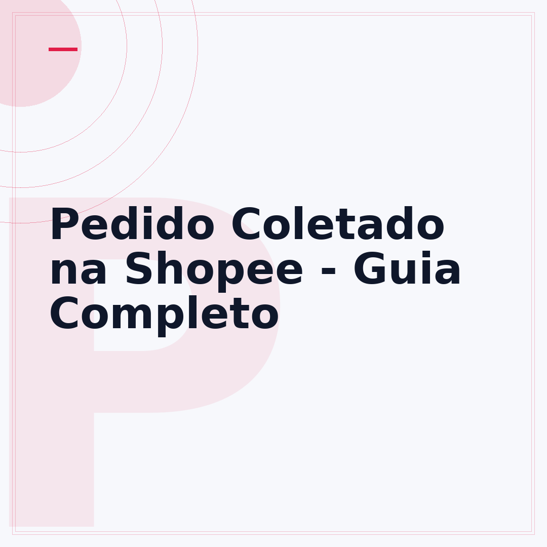 Pedido Coletado na Shopee - Guia Completo