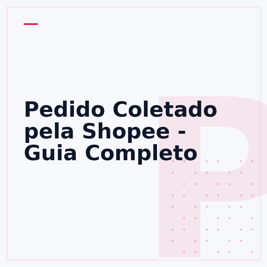 Pedido Coletado pela Shopee - Guia Completo