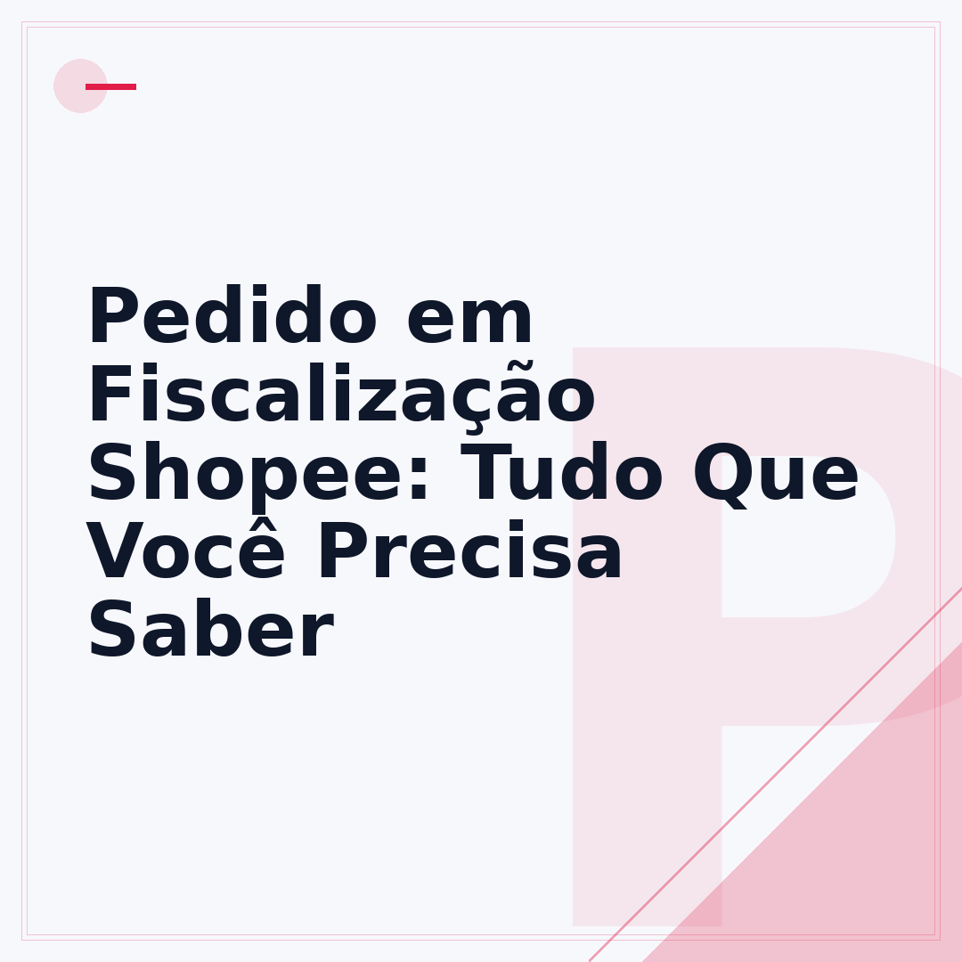 Pedido em Fiscalização Shopee: Tudo Que Você Precisa Saber