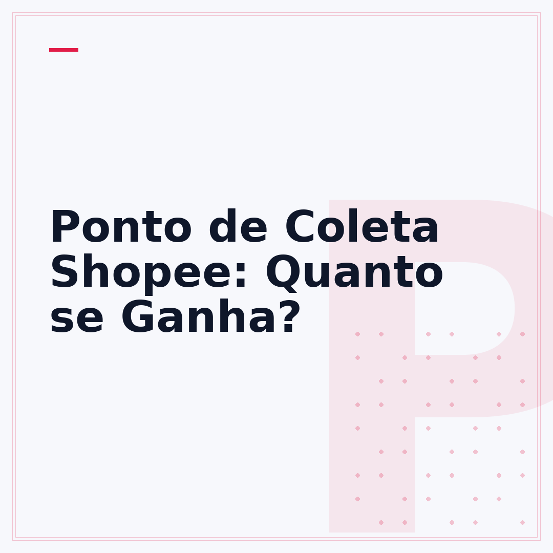 Ponto de Coleta Shopee: Quanto se Ganha?