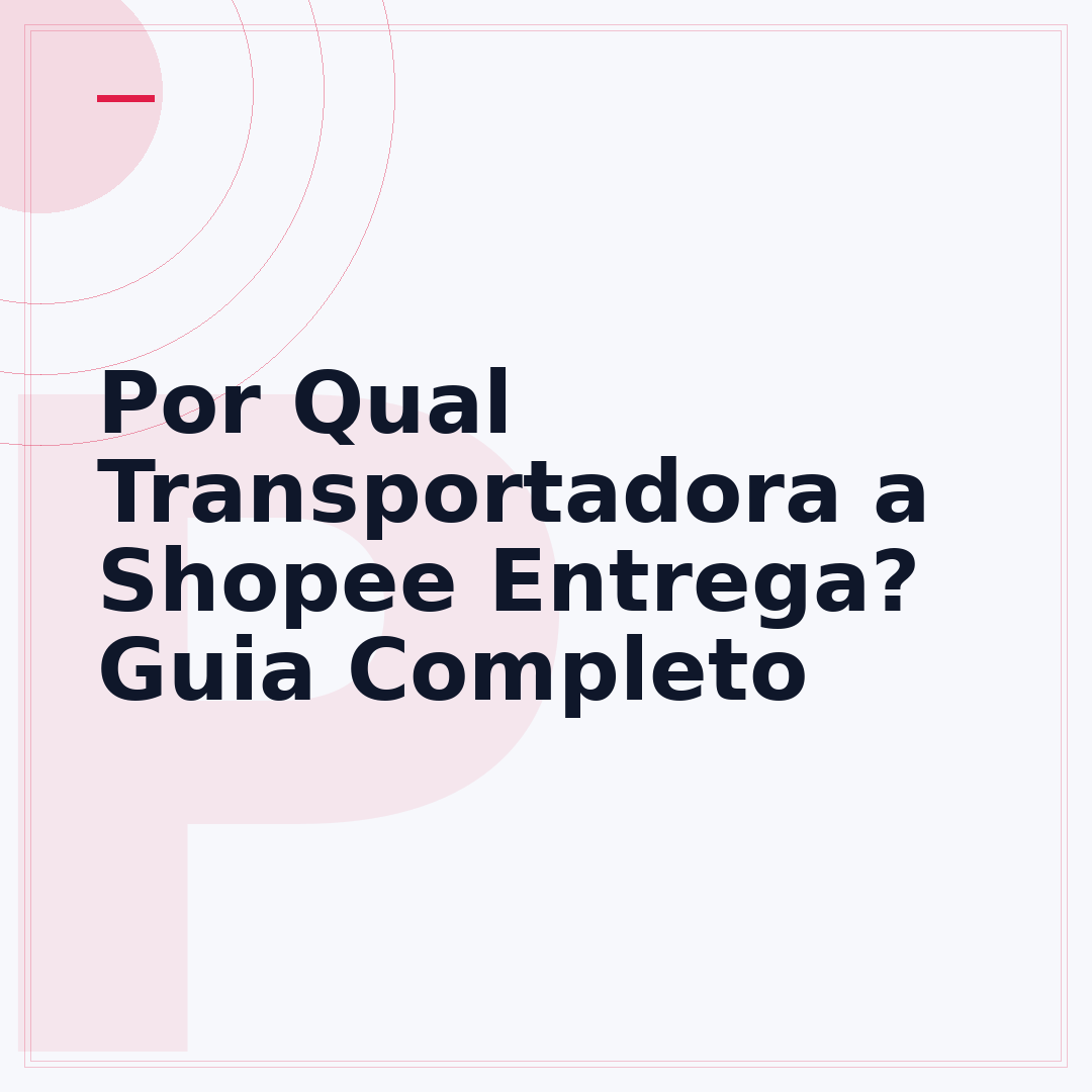 Por Qual Transportadora a Shopee Entrega? Guia Completo
