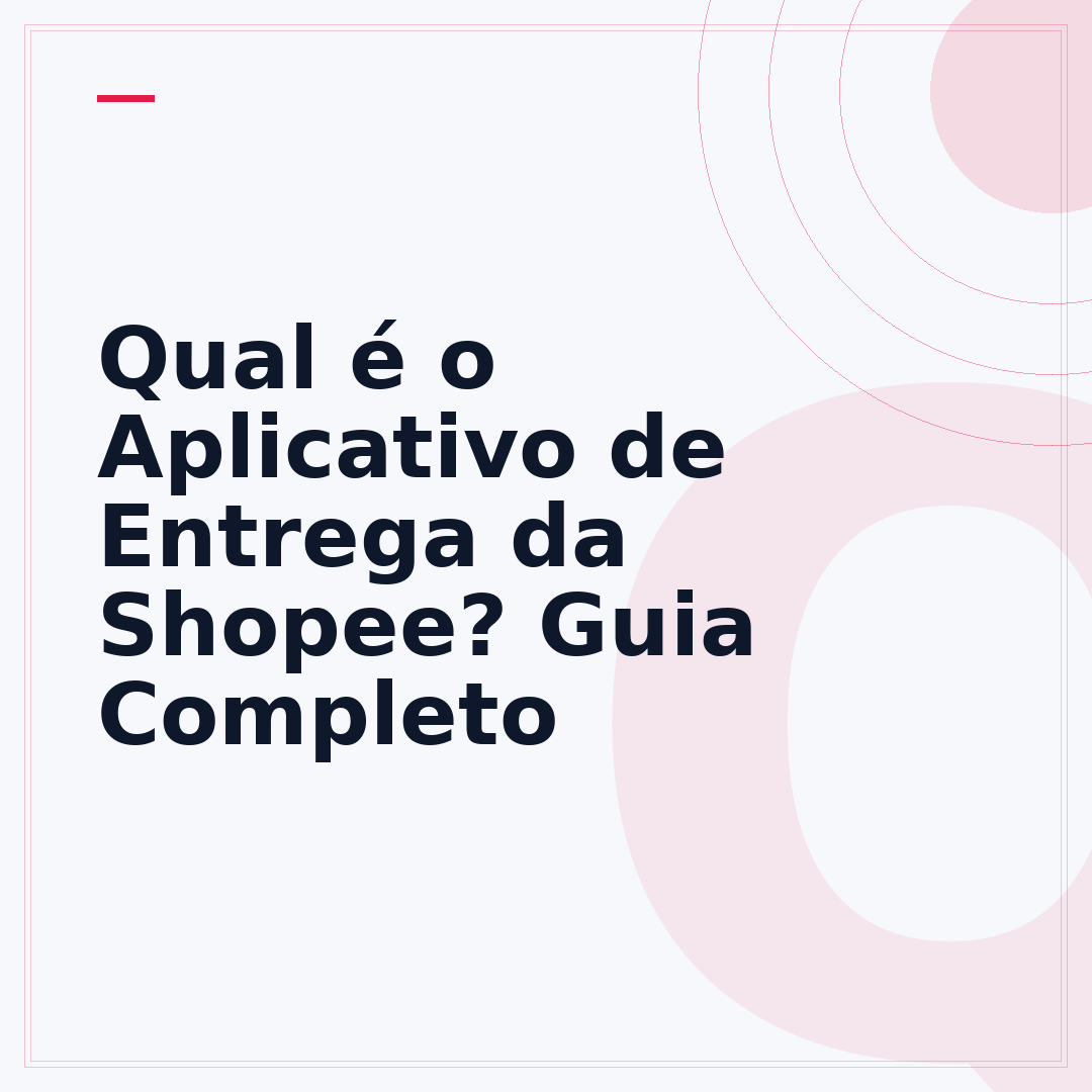 Qual é o Aplicativo de Entrega da Shopee? Guia Completo