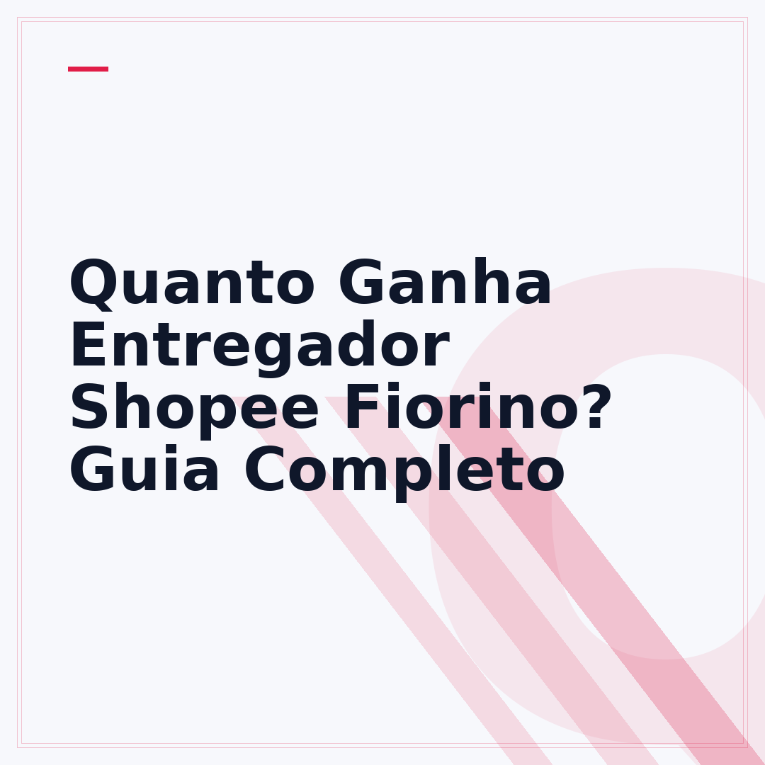 Quanto Ganha Entregador Shopee Fiorino? Guia Completo