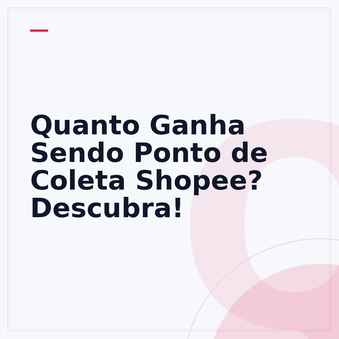 Quanto Ganha Sendo Ponto de Coleta Shopee? Descubra!