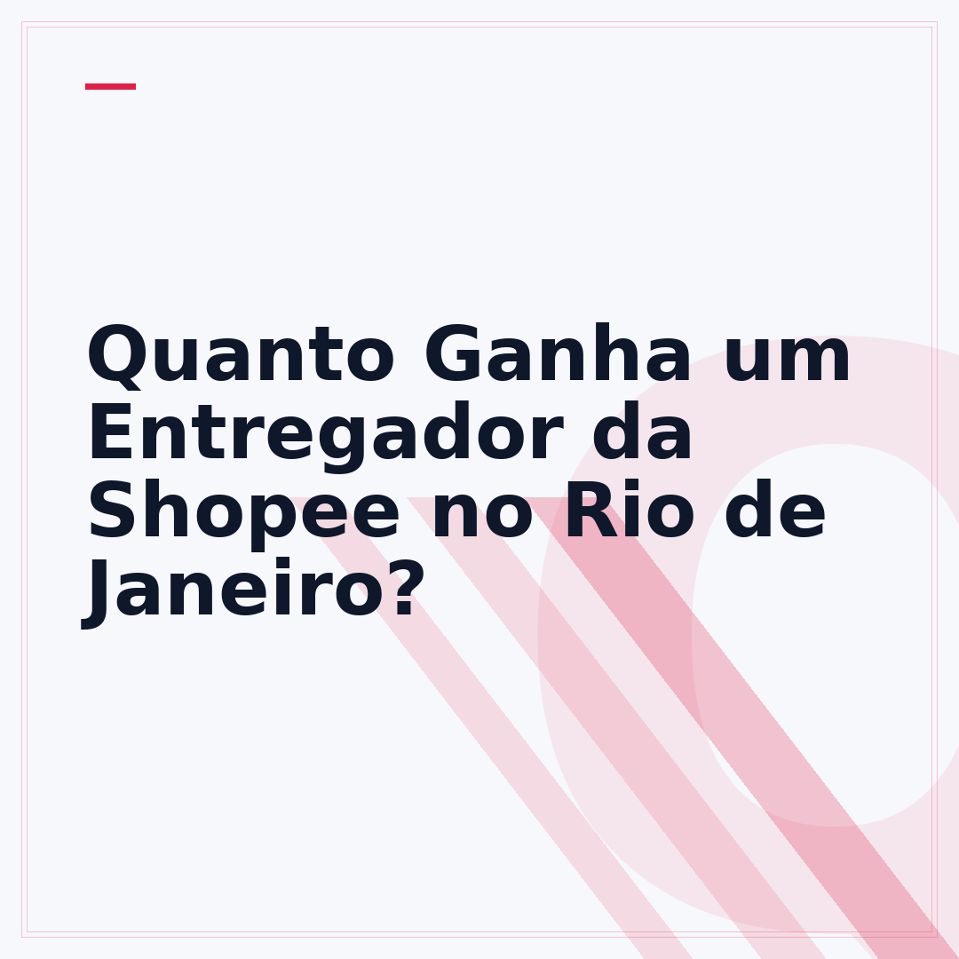 Quanto Ganha um Entregador da Shopee no Rio de Janeiro?