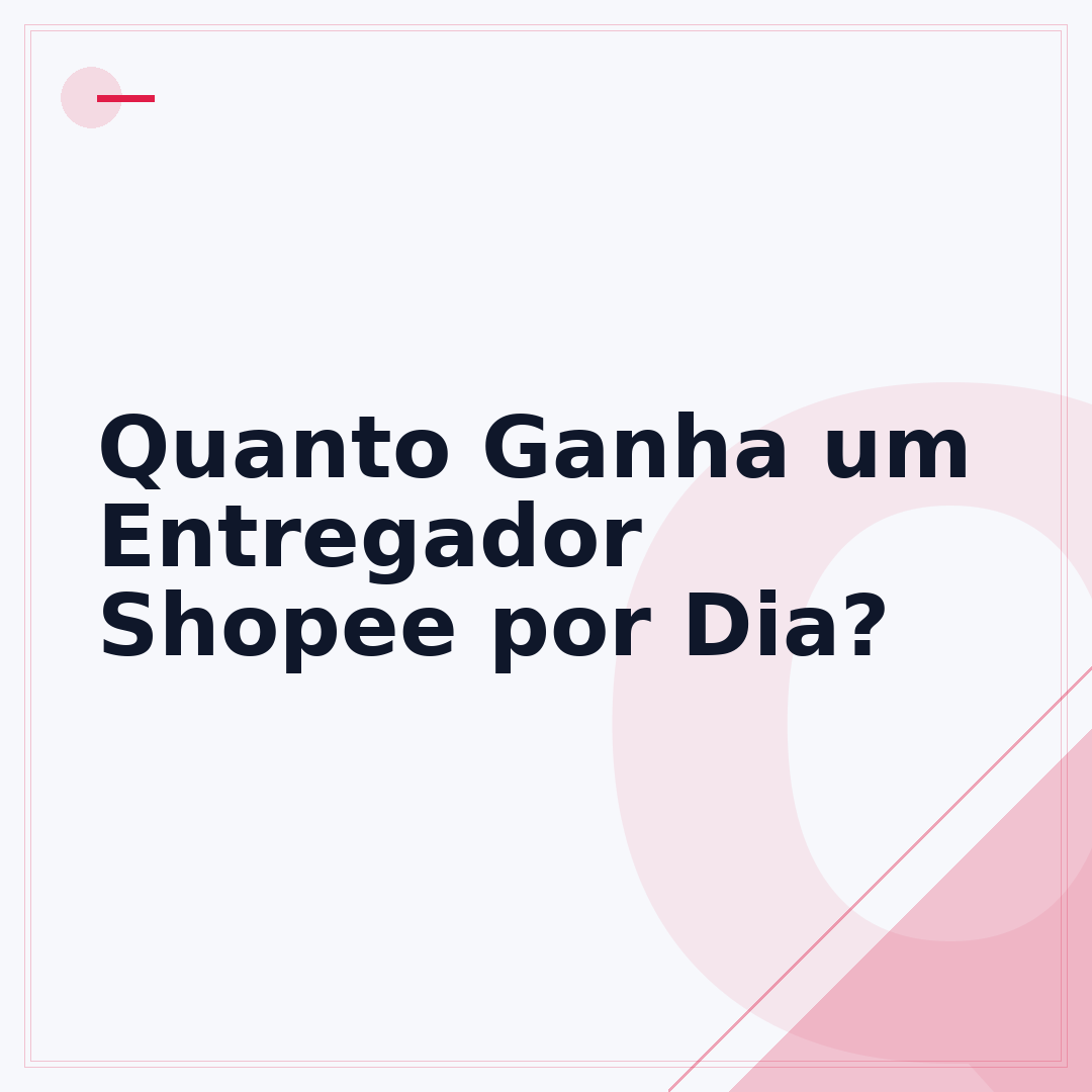 Quanto Ganha um Entregador Shopee por Dia?