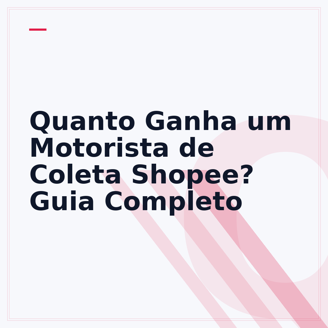 Quanto Ganha um Motorista de Coleta Shopee? Guia Completo