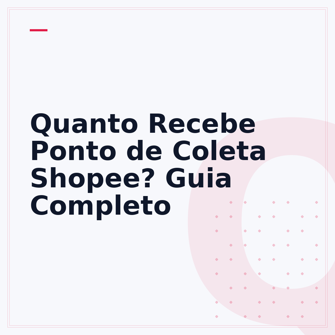 Quanto Recebe Ponto de Coleta Shopee? Guia Completo