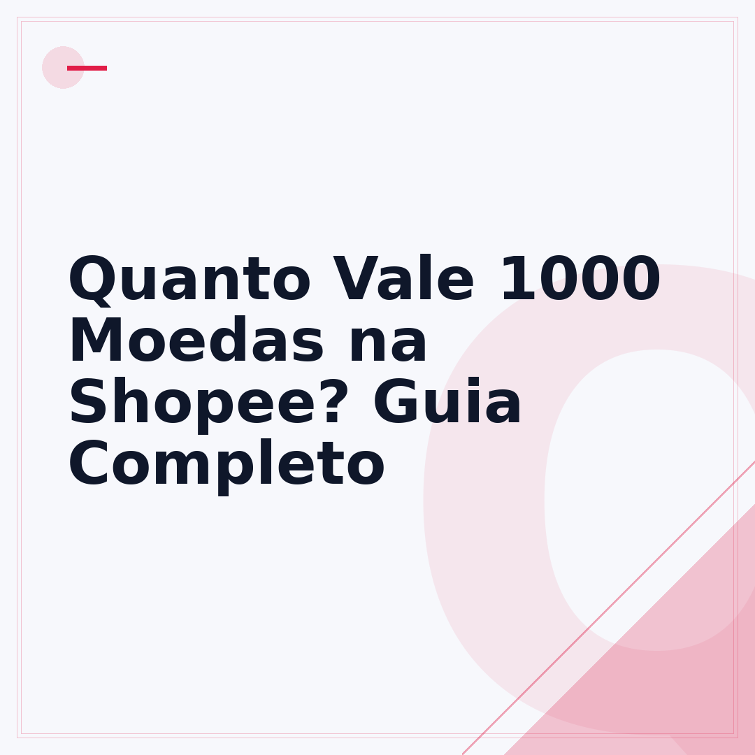 Quanto Vale 1000 Moedas na Shopee? Guia Completo