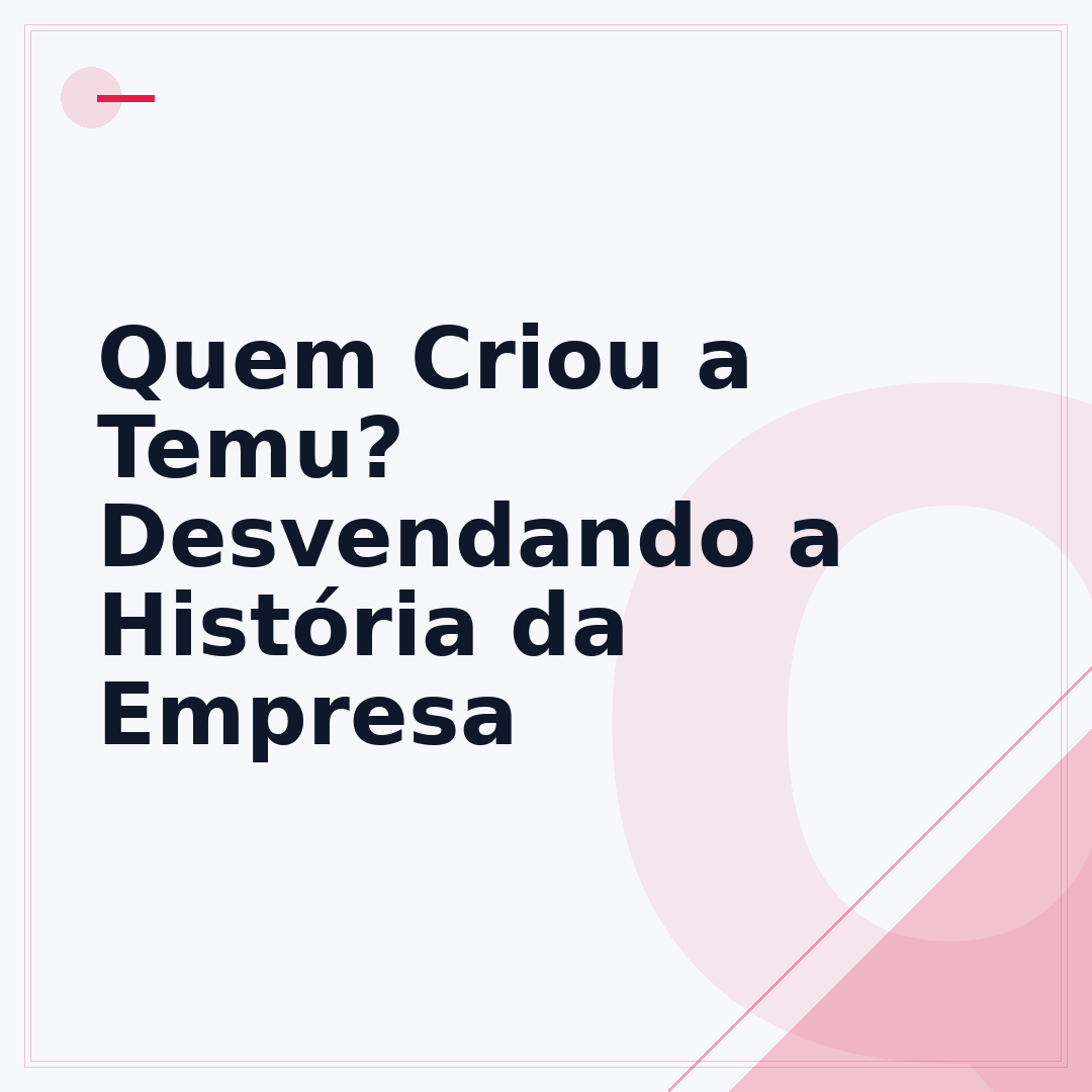 Quem Criou a Temu? Desvendando a História da Empresa