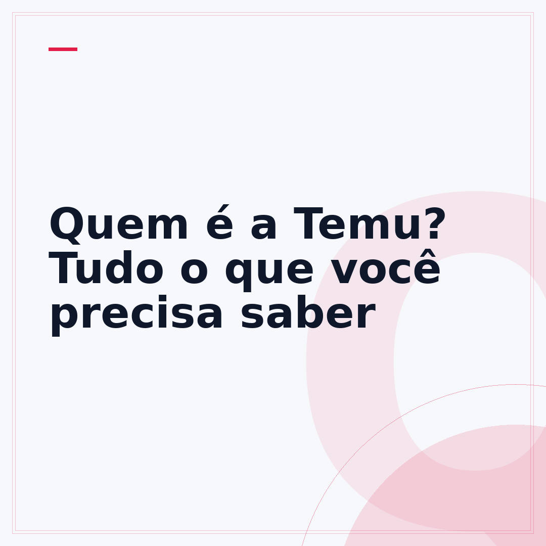Quem é a Temu? Tudo o que você precisa saber