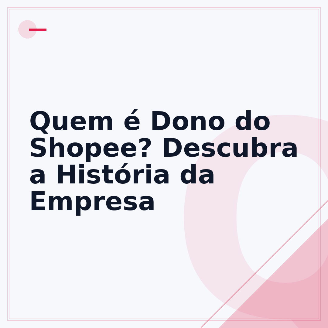 Quem é Dono do Shopee? Descubra a História da Empresa