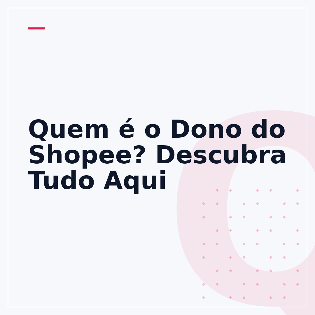 Quem é o Dono do Shopee? Descubra Tudo Aqui