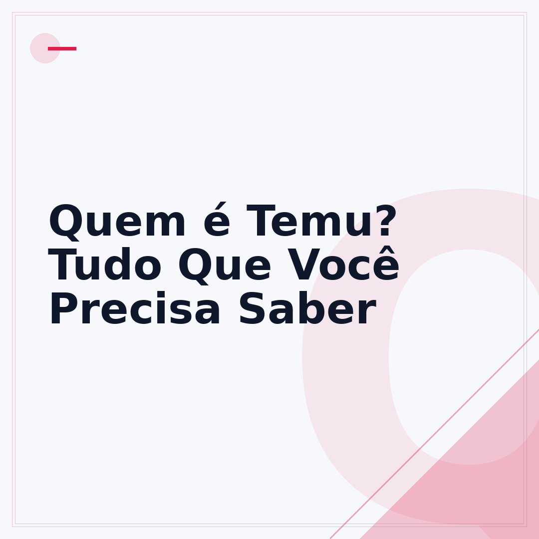 Quem é Temu? Tudo Que Você Precisa Saber
