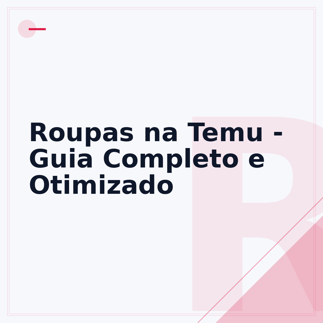 Roupas na Temu - Guia Completo e Otimizado